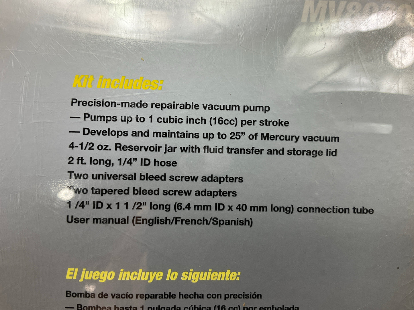 Mityvac MV8020 Automotive Brake Bleeding Kit AUTO Brake Bleeder Kit