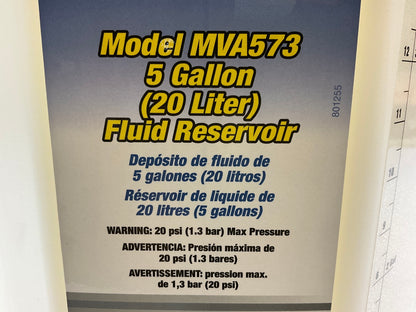 Mityvac MVA573 5-Gallon Fluid Reservoir Bottle ( 20 Liter )