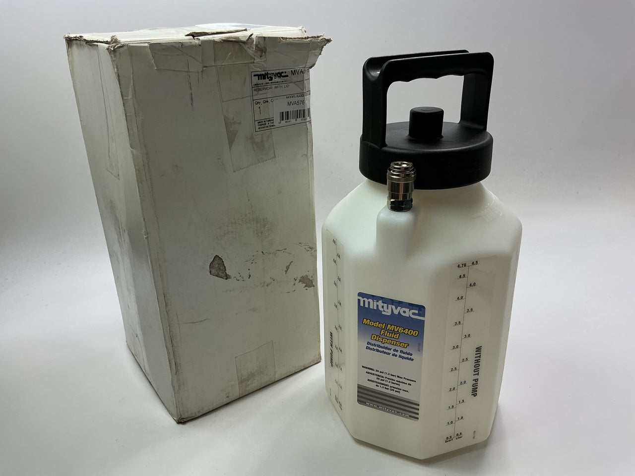 Mityvac MVA576 1.2 Gallon Fluid Reservoir Bottle Tank