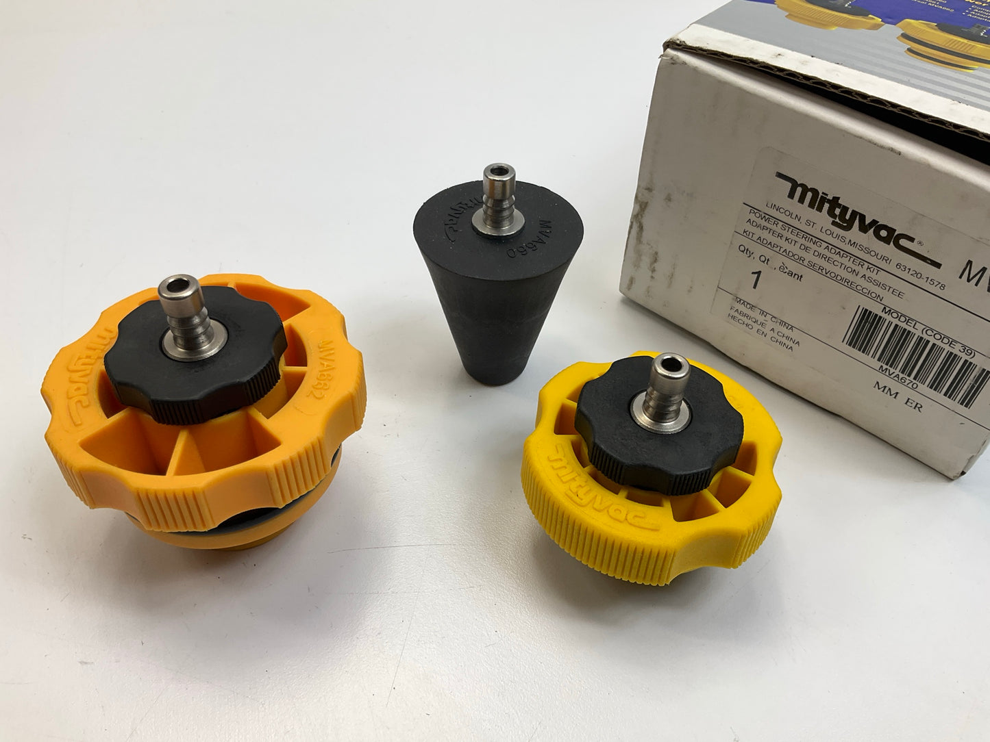 Mityvac MVA670 Power Steering Air Bleed Adapter Kit Use With Mityvac Hand Pump