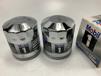 (2) Mobil 1 M1MC-132 Motorcycle Oil Filter - B7434, 6379899A, 6379677A