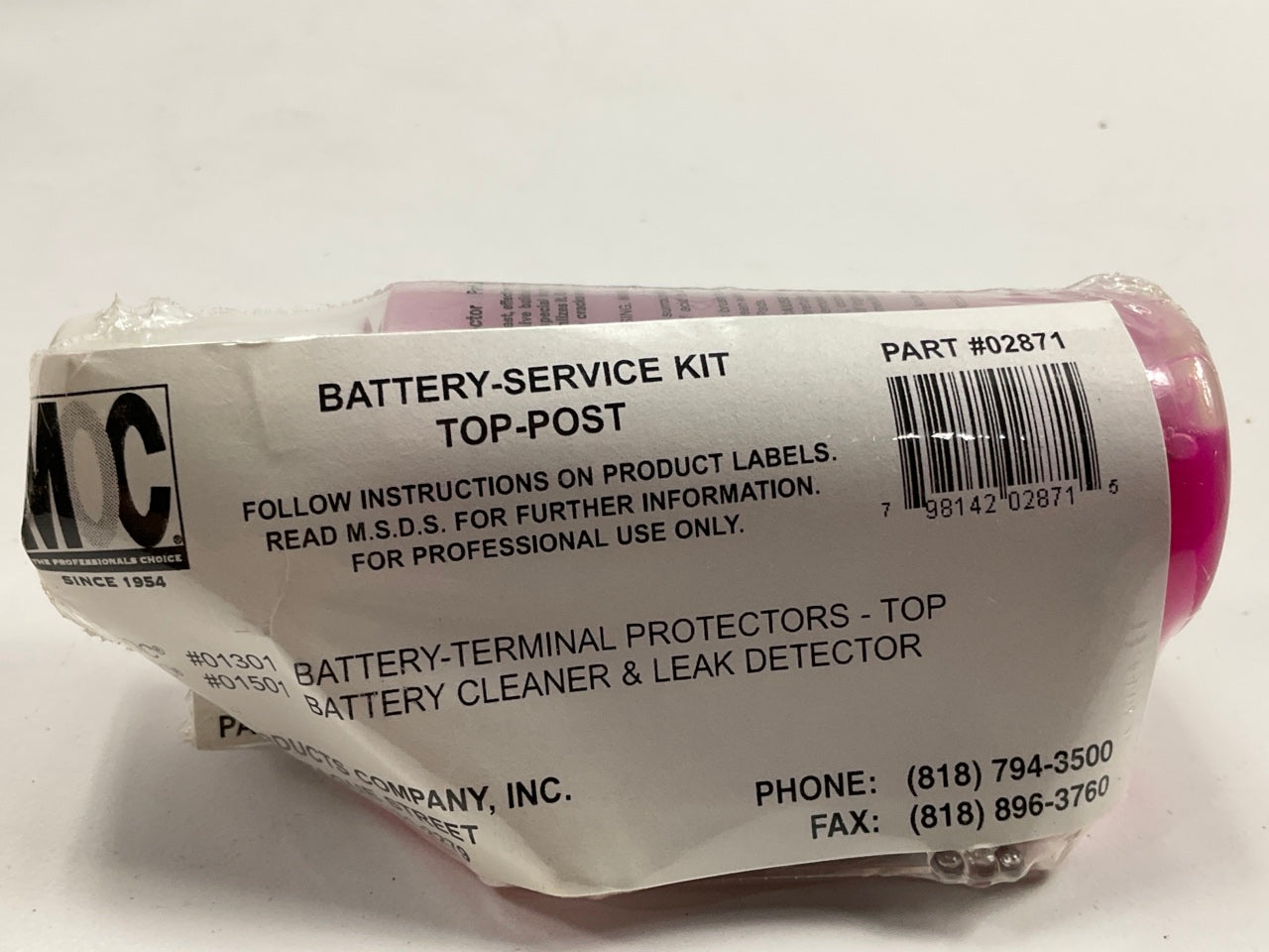 (22) Bottles MOC 02871 Battery Terminal Protector Cleaner & Leak Detector 2oz Ea