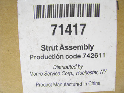 (2) Monro Muffler 71417 Suspension Strut - Front