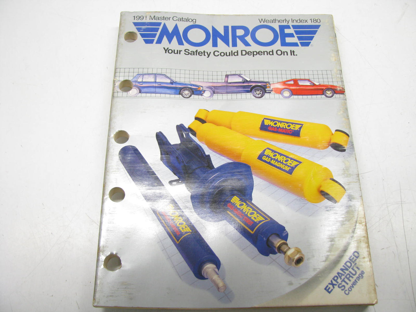 Monroe 11350-S-291 Master Parts Shocks Struts Parts Catalog - 1991, 224 Pages