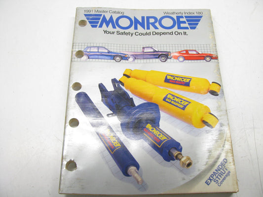 Monroe 11350-S-291 Master Parts Shocks Struts Parts Catalog - 1991, 224 Pages