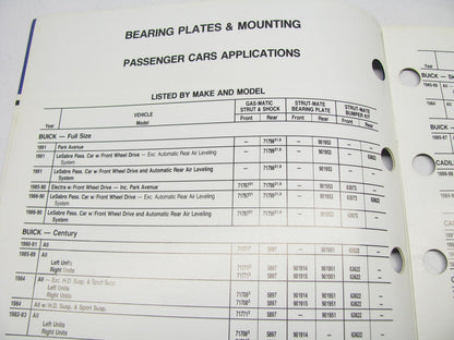 Monroe 11636-S-1091 STRUT-MATE BEARING PLATE Catalog 15 Pages