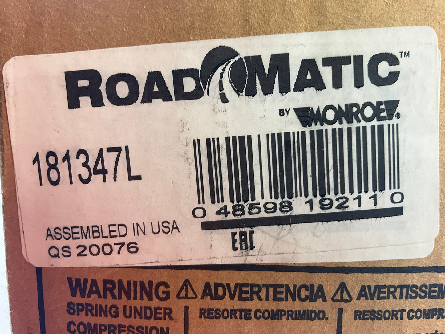 Monroe 181347L Front Left Suspension Strut & Coil Spring 2000-06 Toyota Tundra