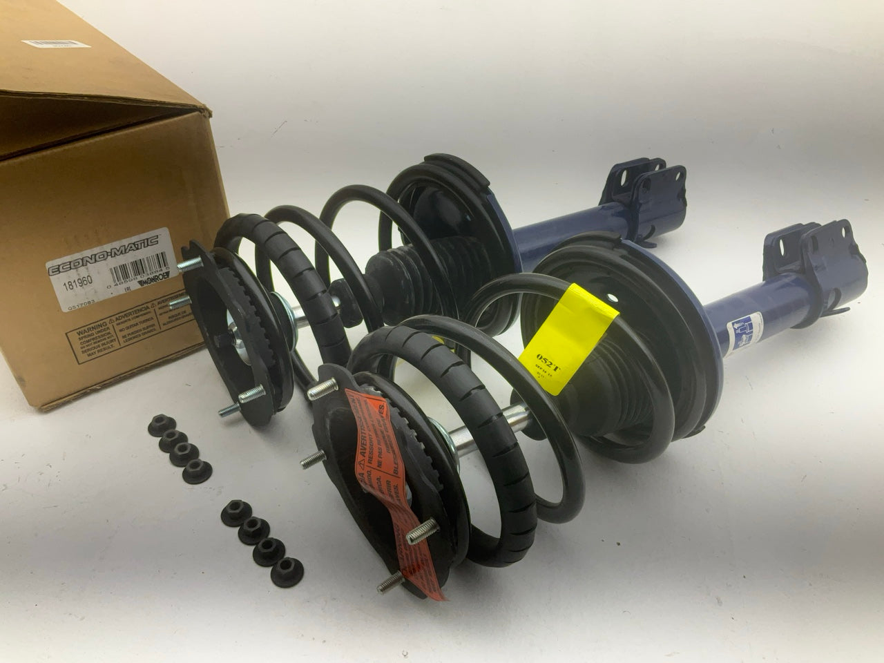 (2) Monroe 181960 Rear Strut & Coil Spring Assembly For 1995-1999 Dodge Neon