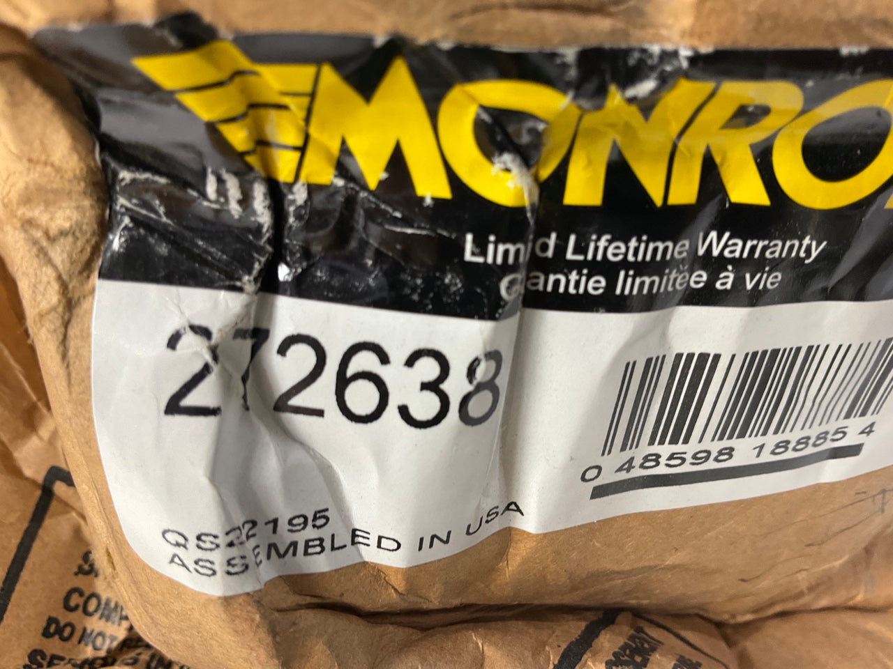 Monroe 272638 Front Suspension Strut And Coil Spring Assembly 2013-20 Fusion