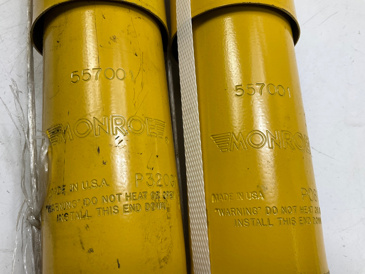 (2) Monroe 55700 Gas-Magnum Suspension Shock Absorber - MISSING HARDWARE