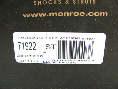 Monroe 71922 Front Left Strut (Drivers Side Front)