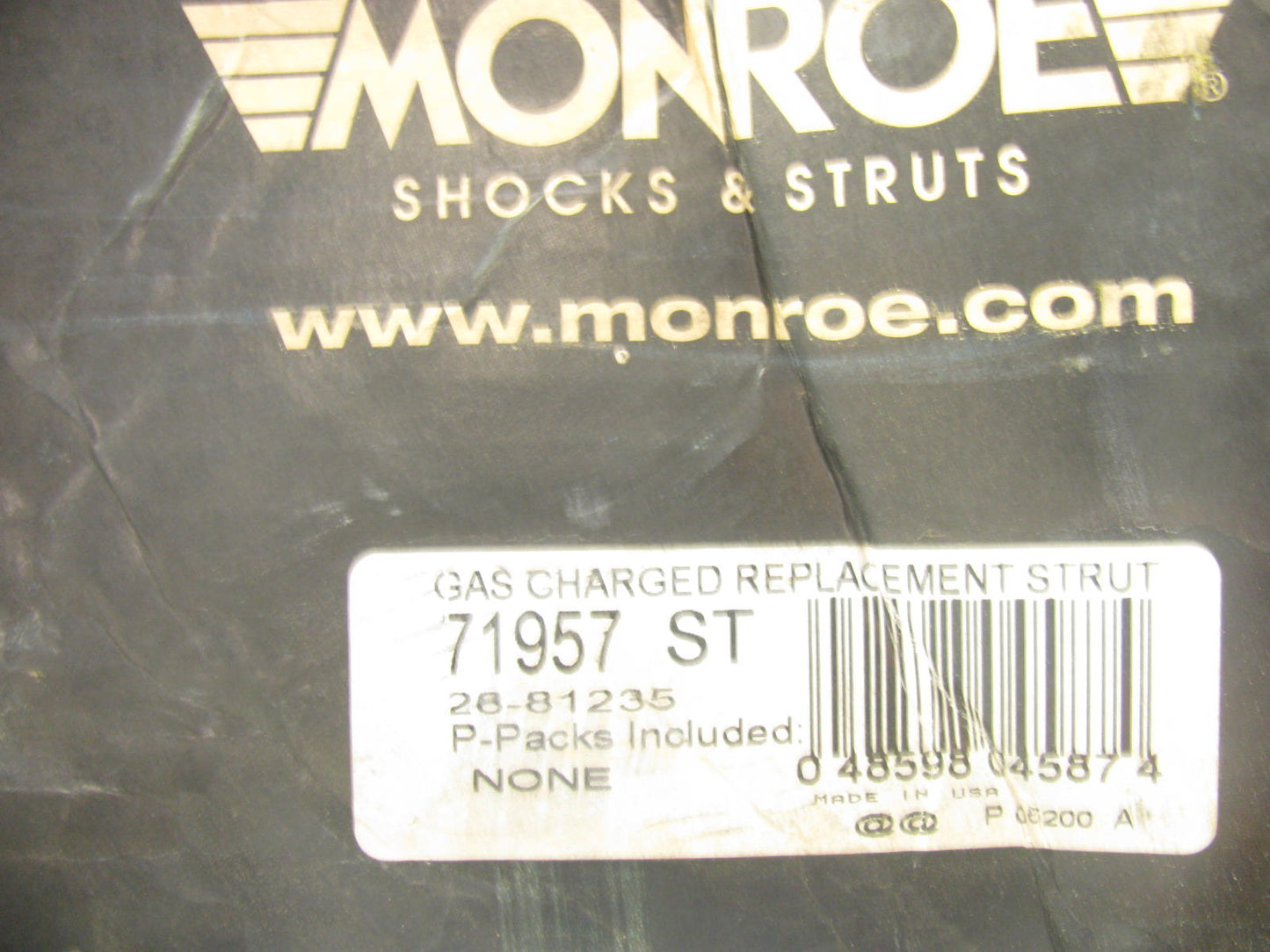 Monroe 71957 REAR RIGHT Suspension Strut 92-96 Lexus ES300 Toyota Camry