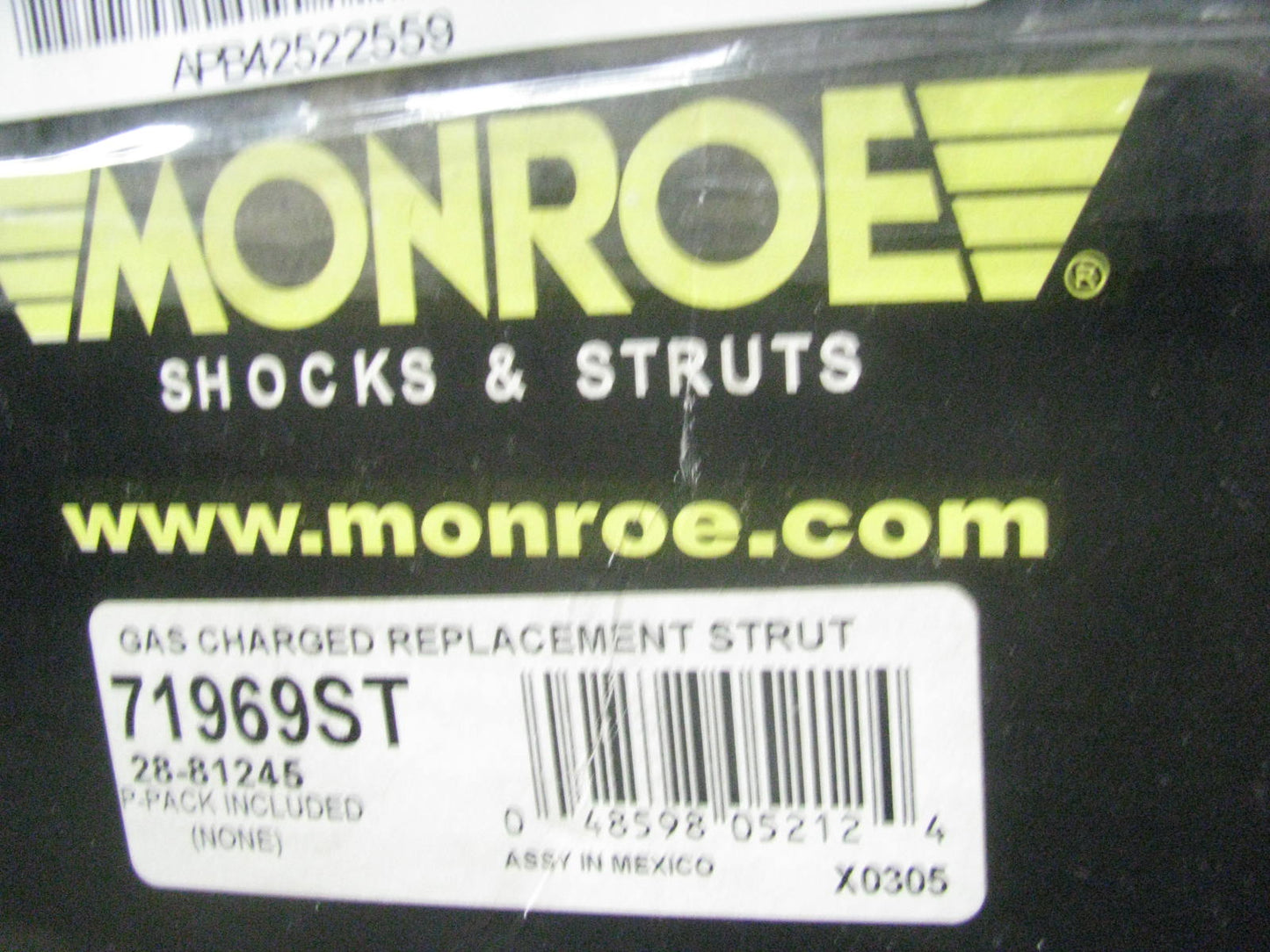 Monroe 71969 Front Left Suspension Strut For 1995-1998 Nissan 200SX 95-99 Sentra