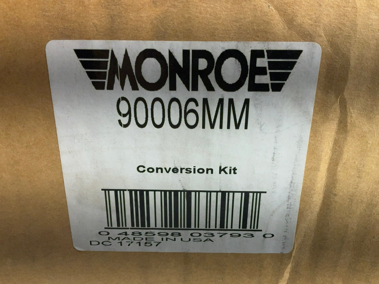 MISSING ONE BUSHING - Monroe 90006MM Air Spring To Coil Spring Conversion Kit