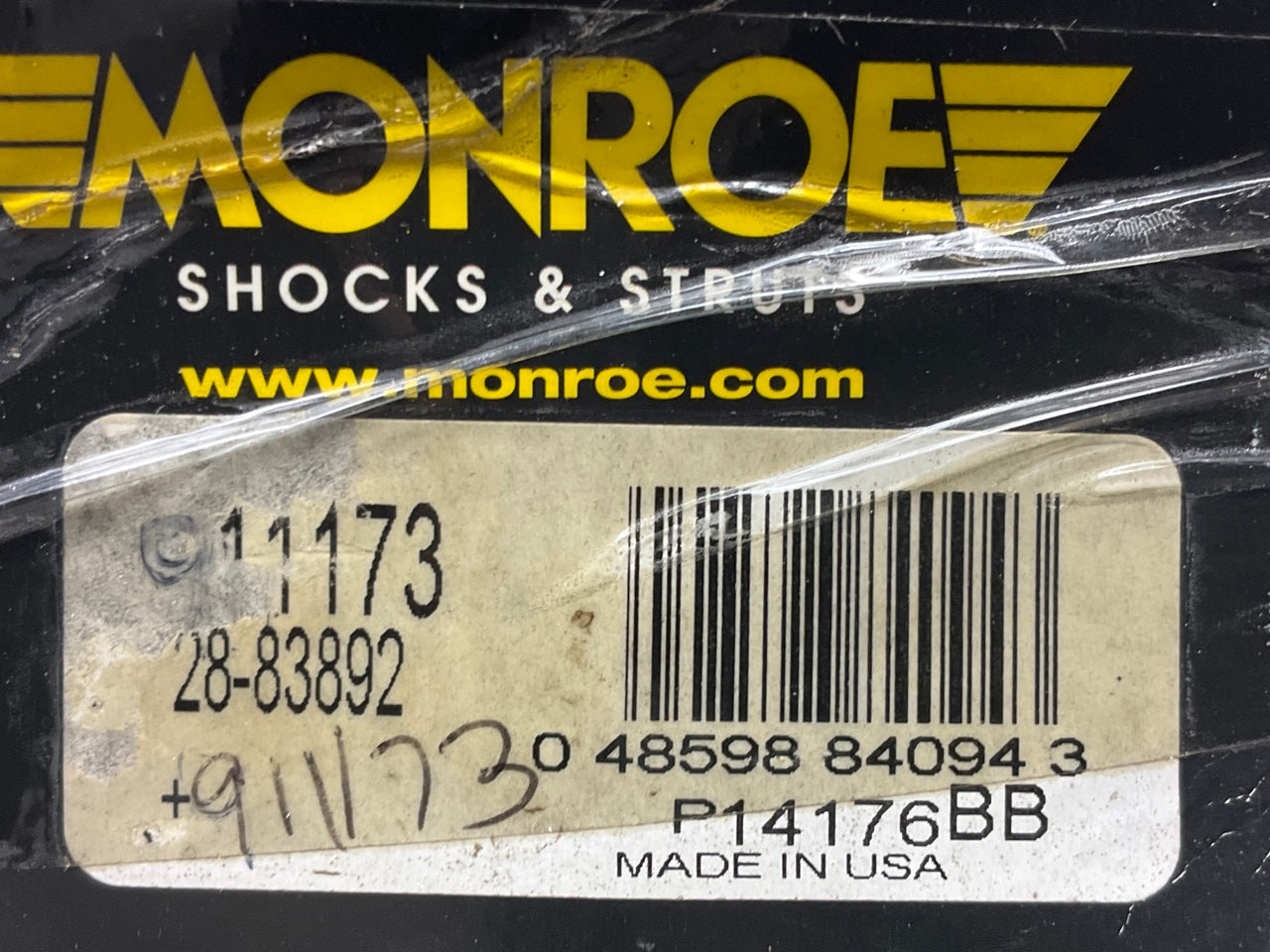 Monroe 911173 Front Single Shock - 1999-2007 F-350 F-250 RWD (2WD) ONLY