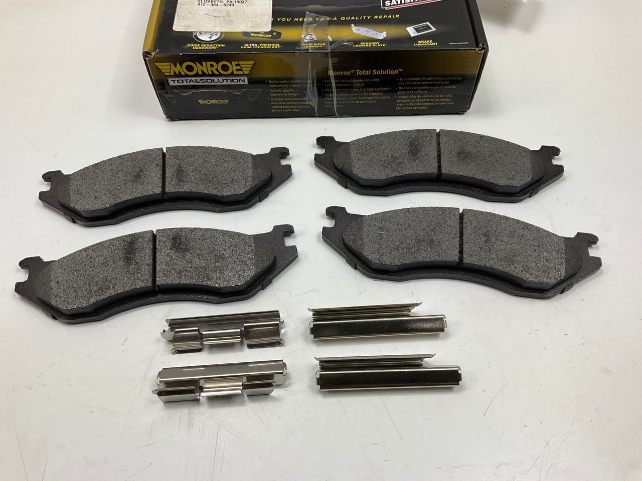 Monroe DX966 Front Semi-Metallic Disc Brake Pads