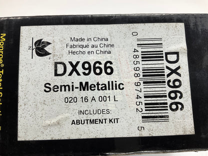 Monroe DX966 Front Semi-Metallic Disc Brake Pads