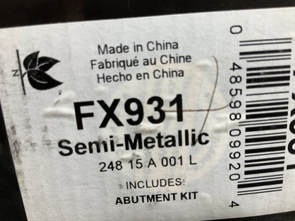 Missing Hardware - Monroe FX931 Front Brake Pads