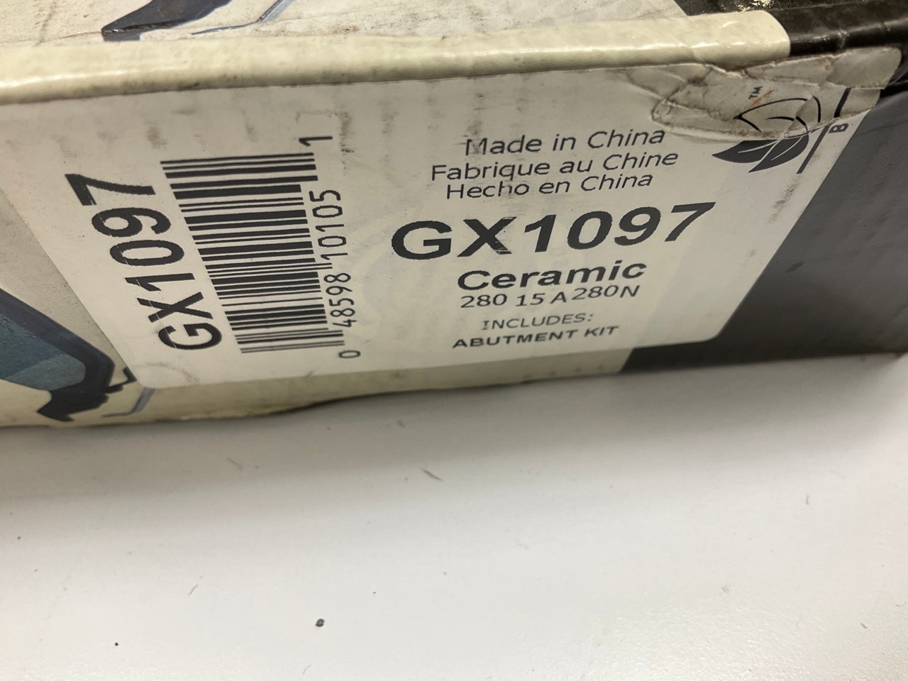 Monroe GX1097 Front Disc Brake Pads - MISSING HARDWARE