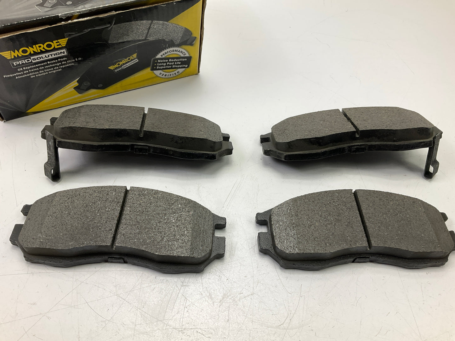 MISSING HARDWARE - Monroe GX484 Front Brake Pads