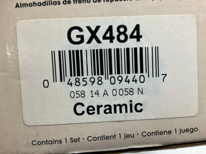 MISSING HARDWARE - Monroe GX484 Front Brake Pads