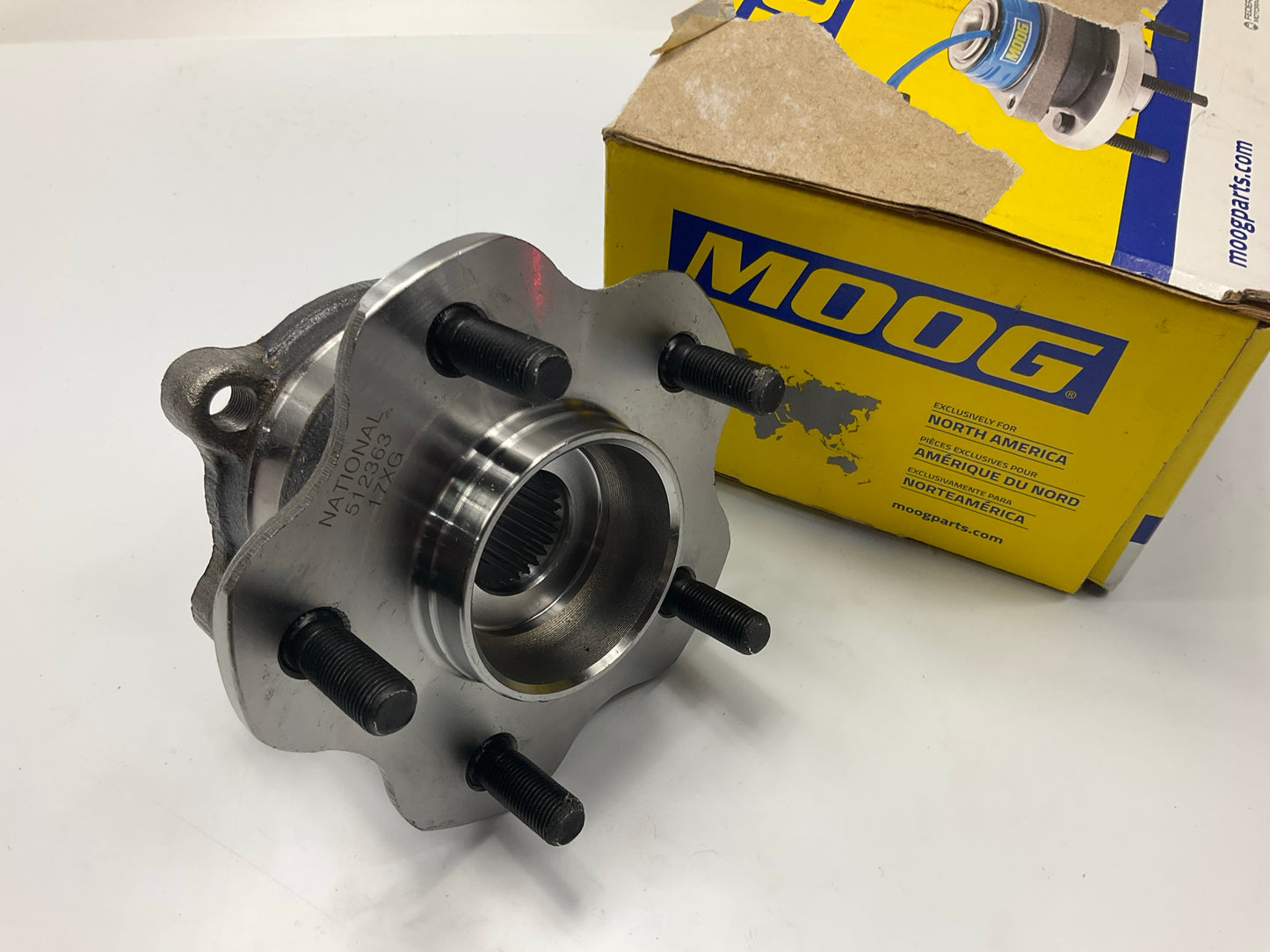 Moog 512363 Wheel Bearing And Hub Assembly, Rear