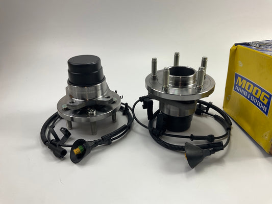 (2) Moog 513196 Front Wheel Bearing And Hub