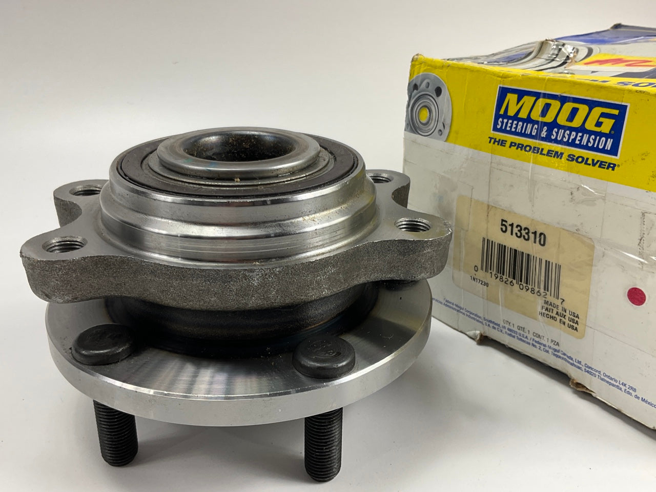 Moog 513310 Wheel Bearing And Hub Assembly, Front