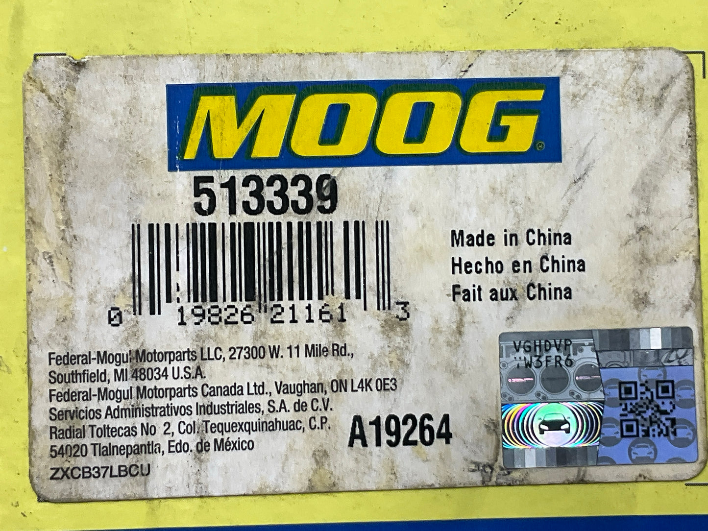 Moog 513339 Front Wheel Bearing And Hub 2013-2019 Ford Taurus