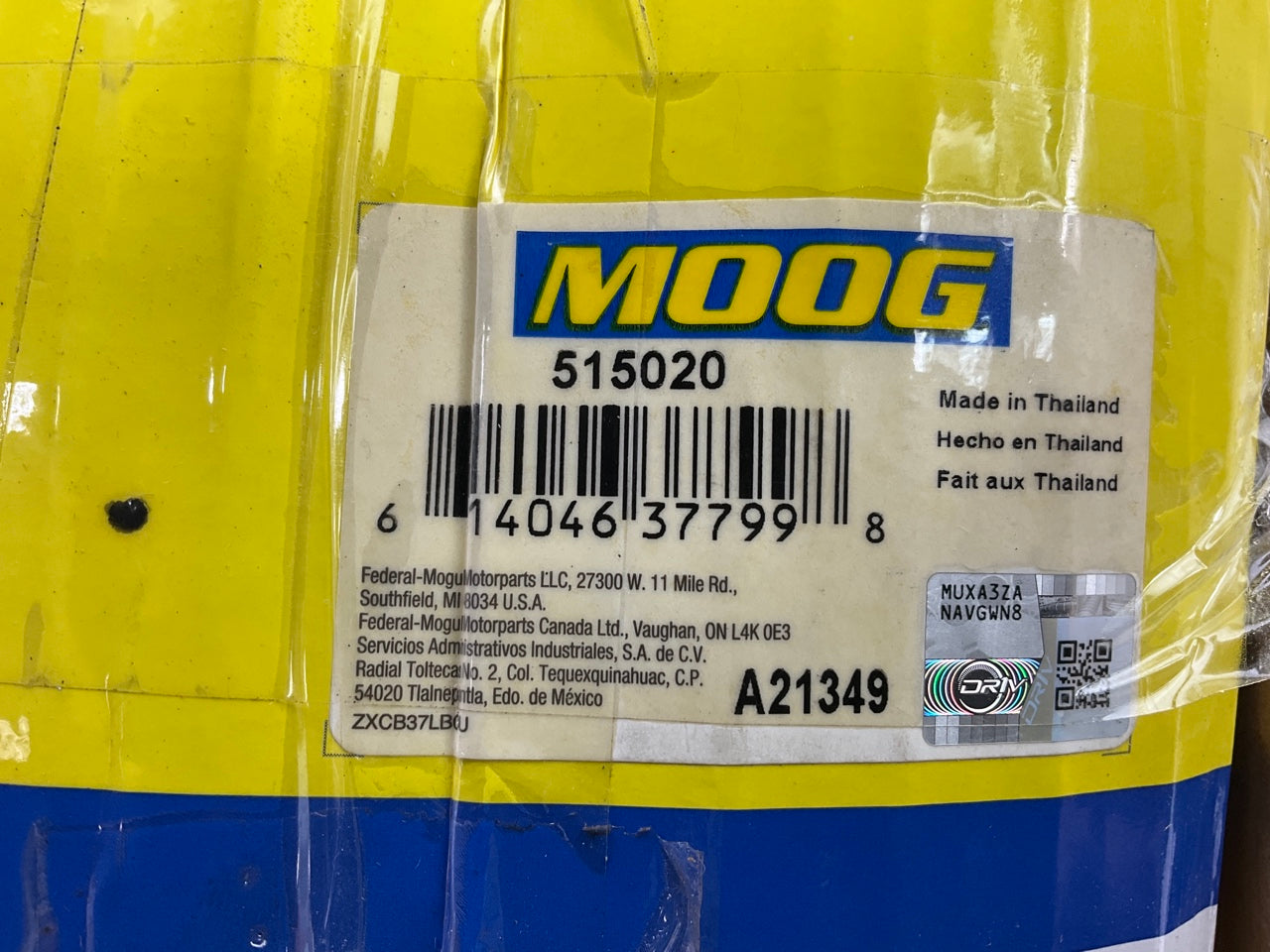 Moog 515020 Wheel Bearing And Hub Assembly - Front