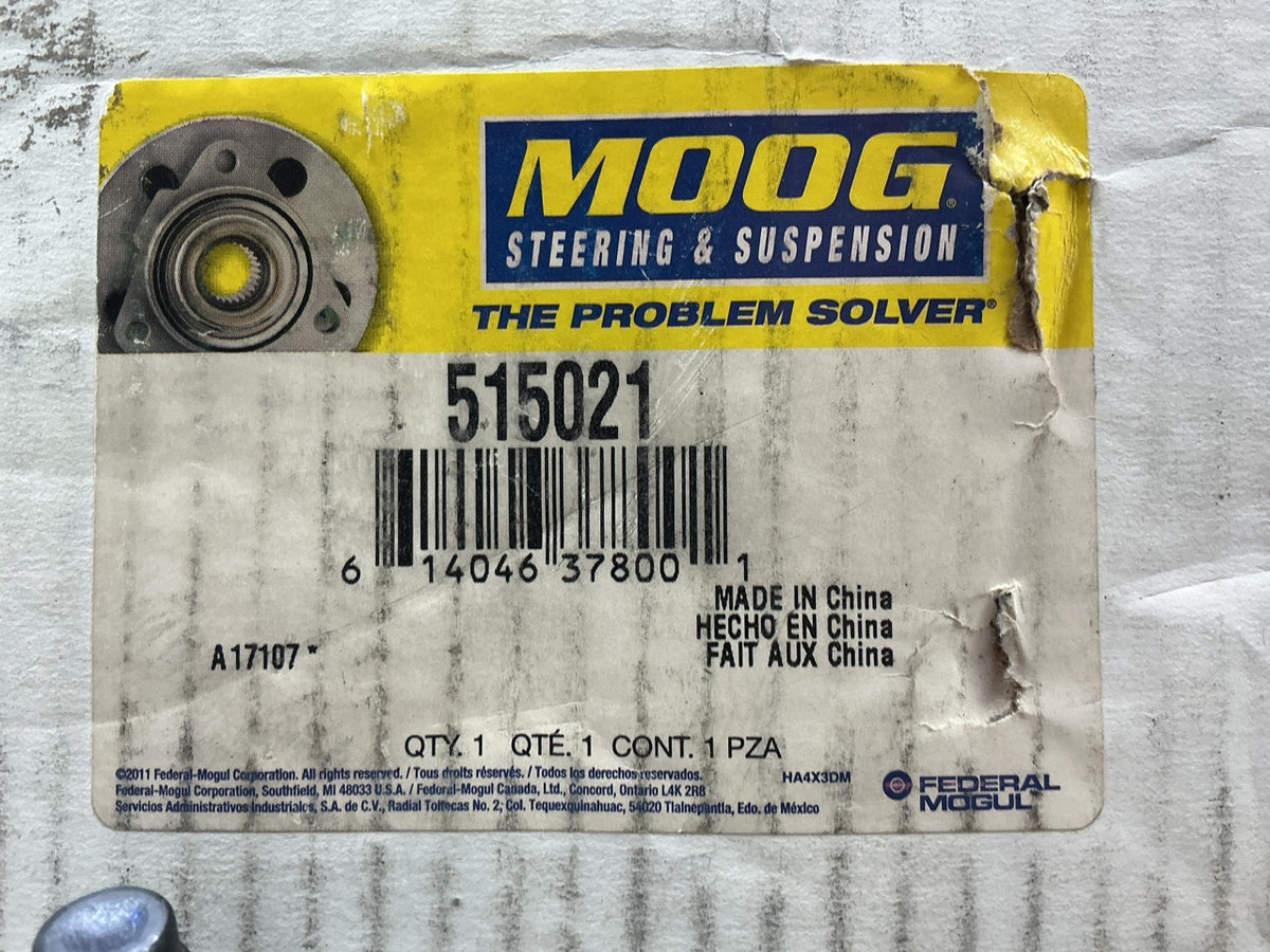 (2) Moog 515021 Front Wheel Bearing And Hub 99-01 F-250 SD, 99-04 F-350 SD