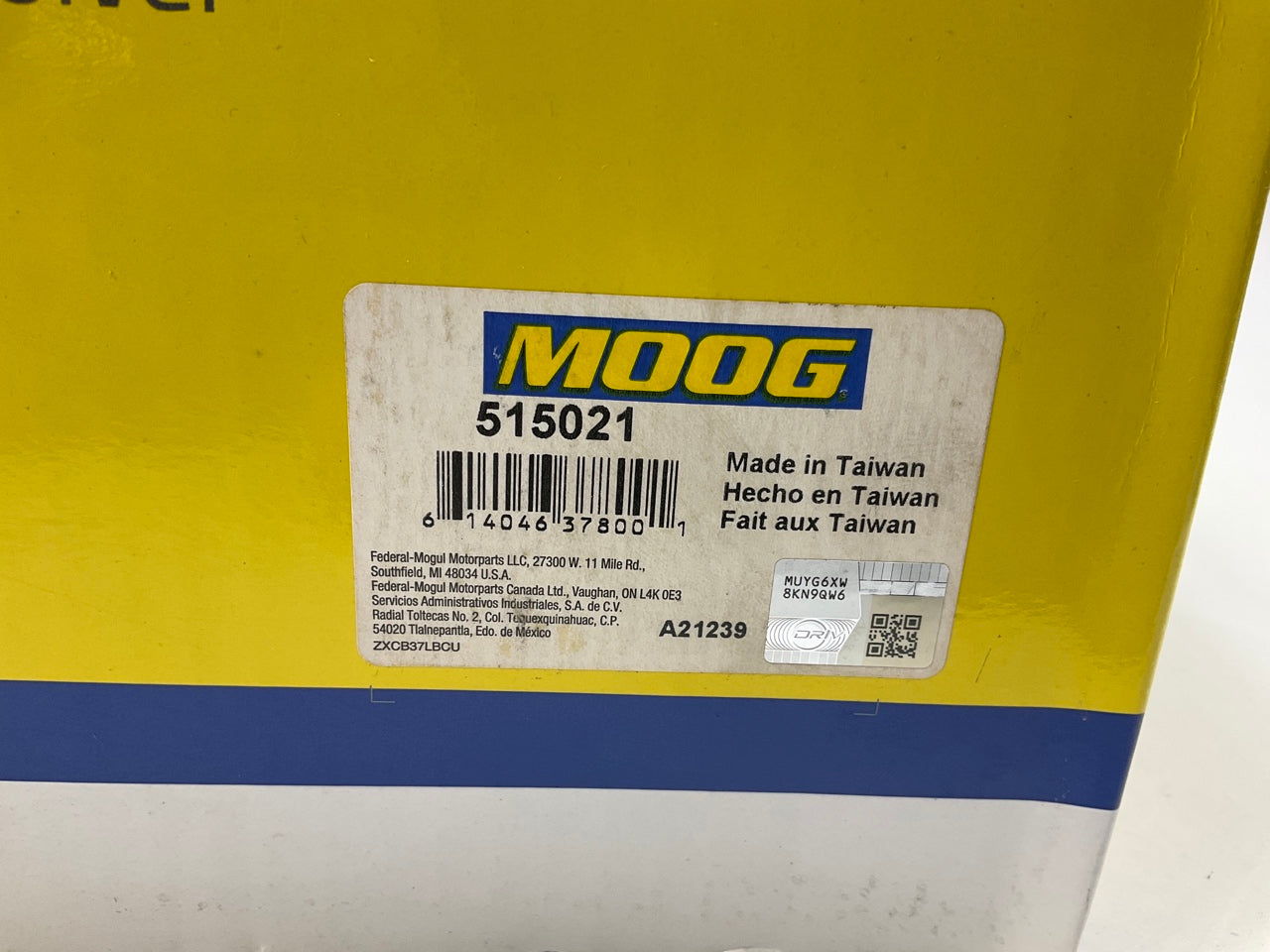 Moog 515021 Front Wheel Bearing & Hub Assembly