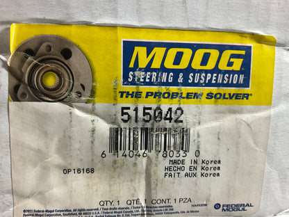 Moog 515042 Wheel Bearing And Hub Assembly, Front