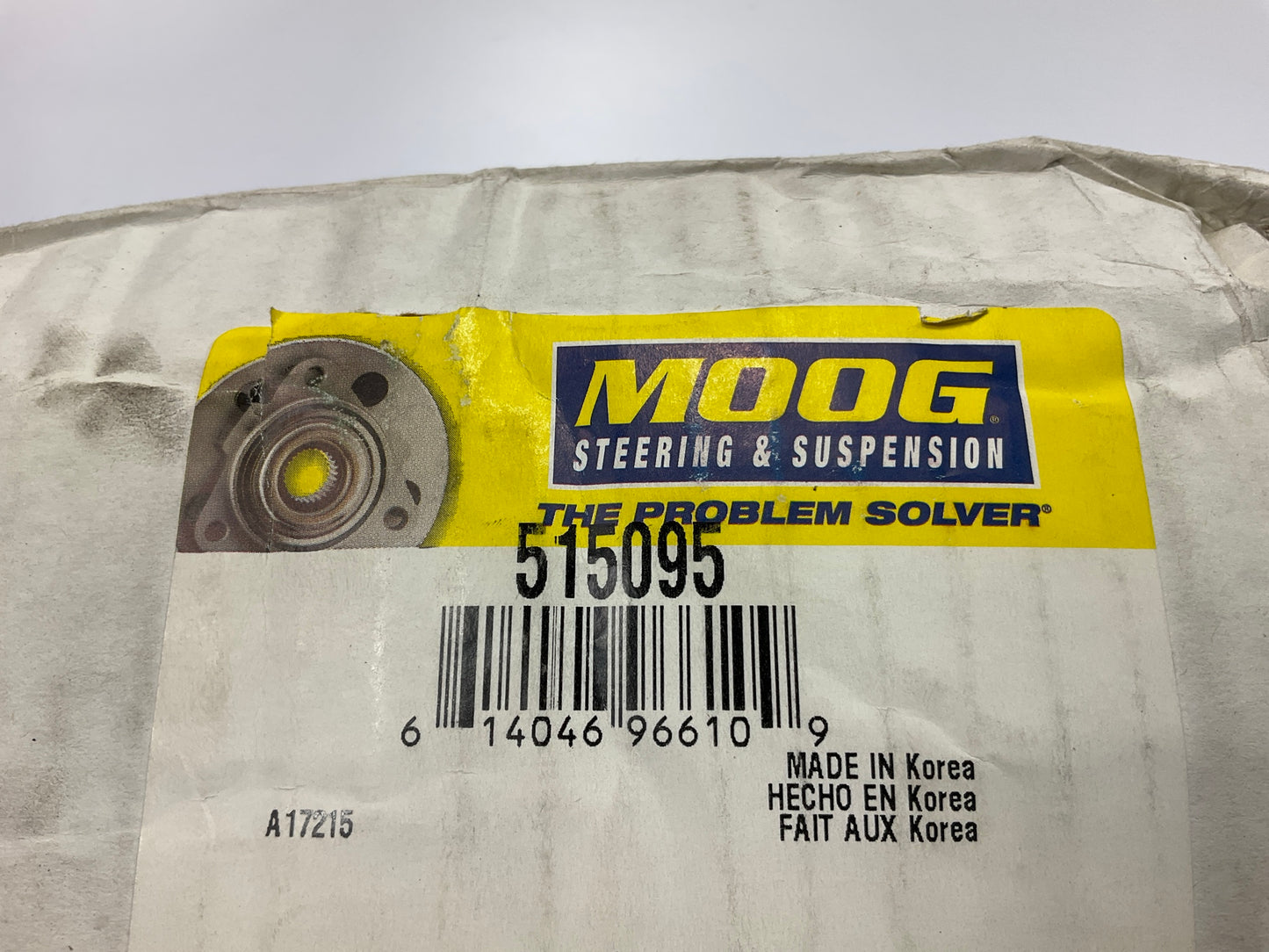 Moog 515095 Front Wheel Hub Bearing, 4WD ONLY