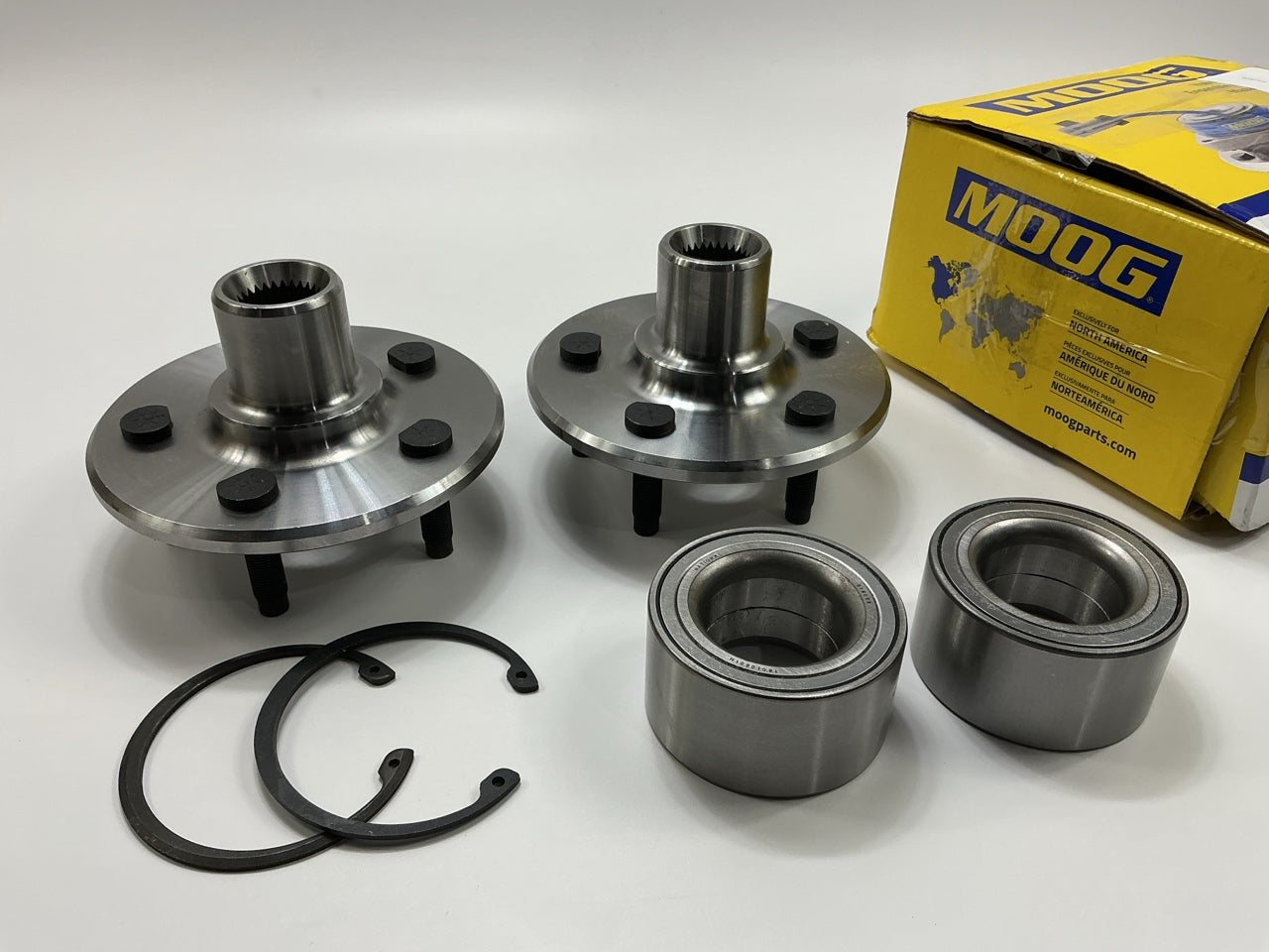 (2) Moog 521000 Rear Wheel Hub Bearing Repair Kit  - 2002-2010 Ford Explorer