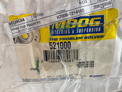 (2) HUB ONLY Moog 521000 Wheel Hub Repair Kit