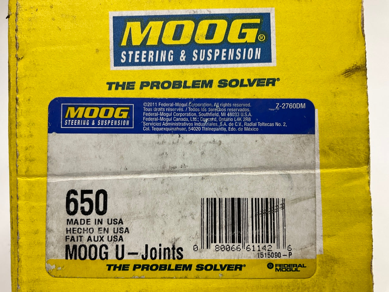 Moog 650 Double Cardan CV H Yoke