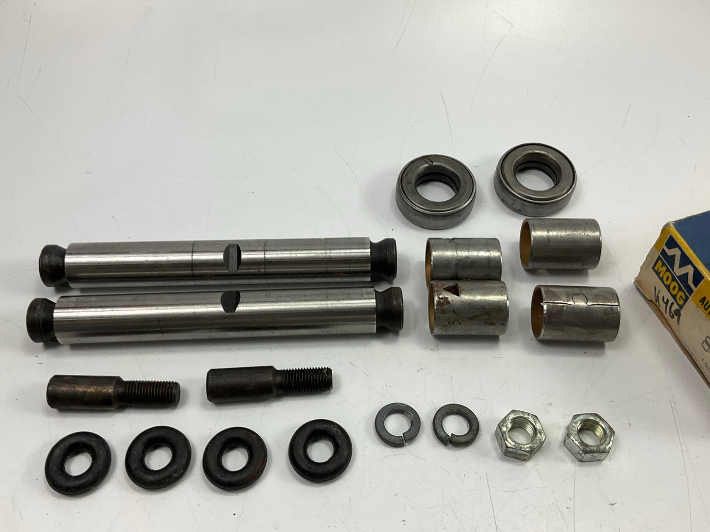 MISSING SHIMS - Moog 8455B Steering King Pin Bolt Set