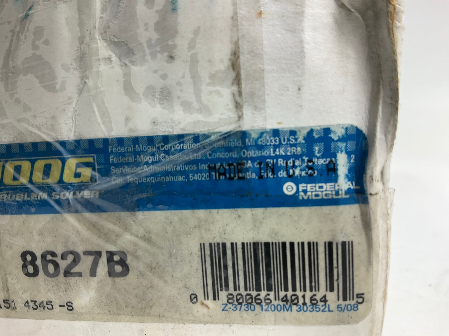 MISSING GASKET  BOLT NUTS AND WASHER Moog 8627B King Pin Bolt Set