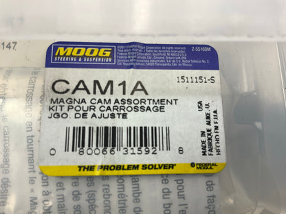 MOOG CAM1A Cam Bolt Kit For Camber Alignment Adjusting, 24 Camber Bolts Total