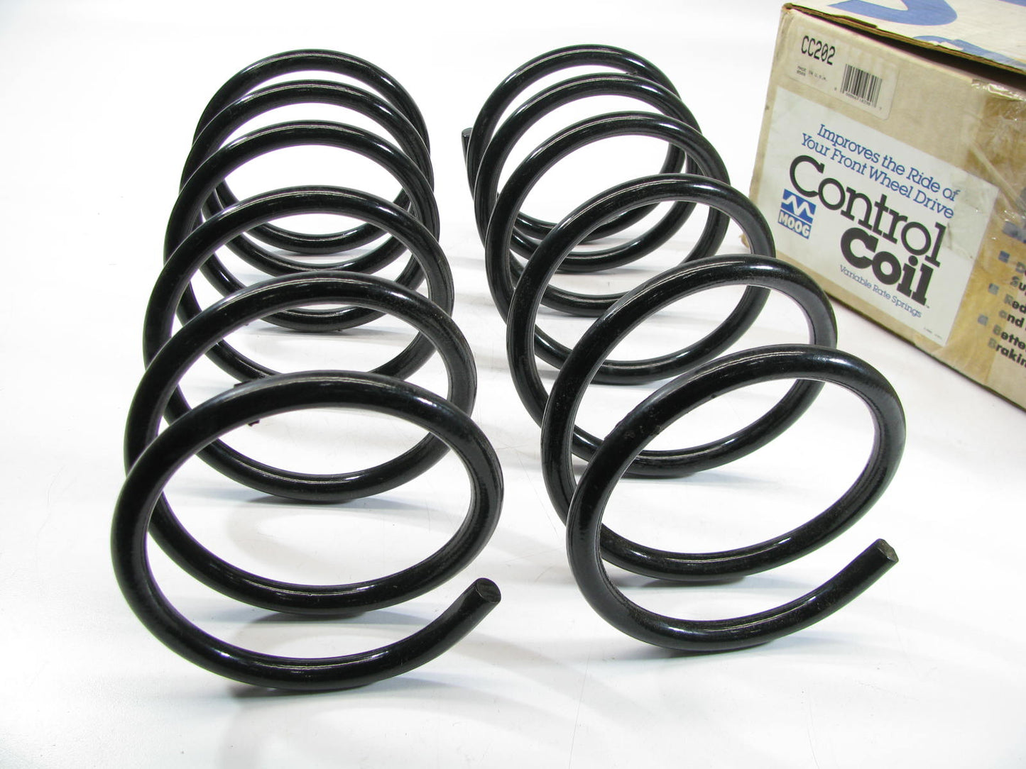Moog CC202 Front Variable Rate Coil Springs For 1977-1979 Volkswagen Rabbit