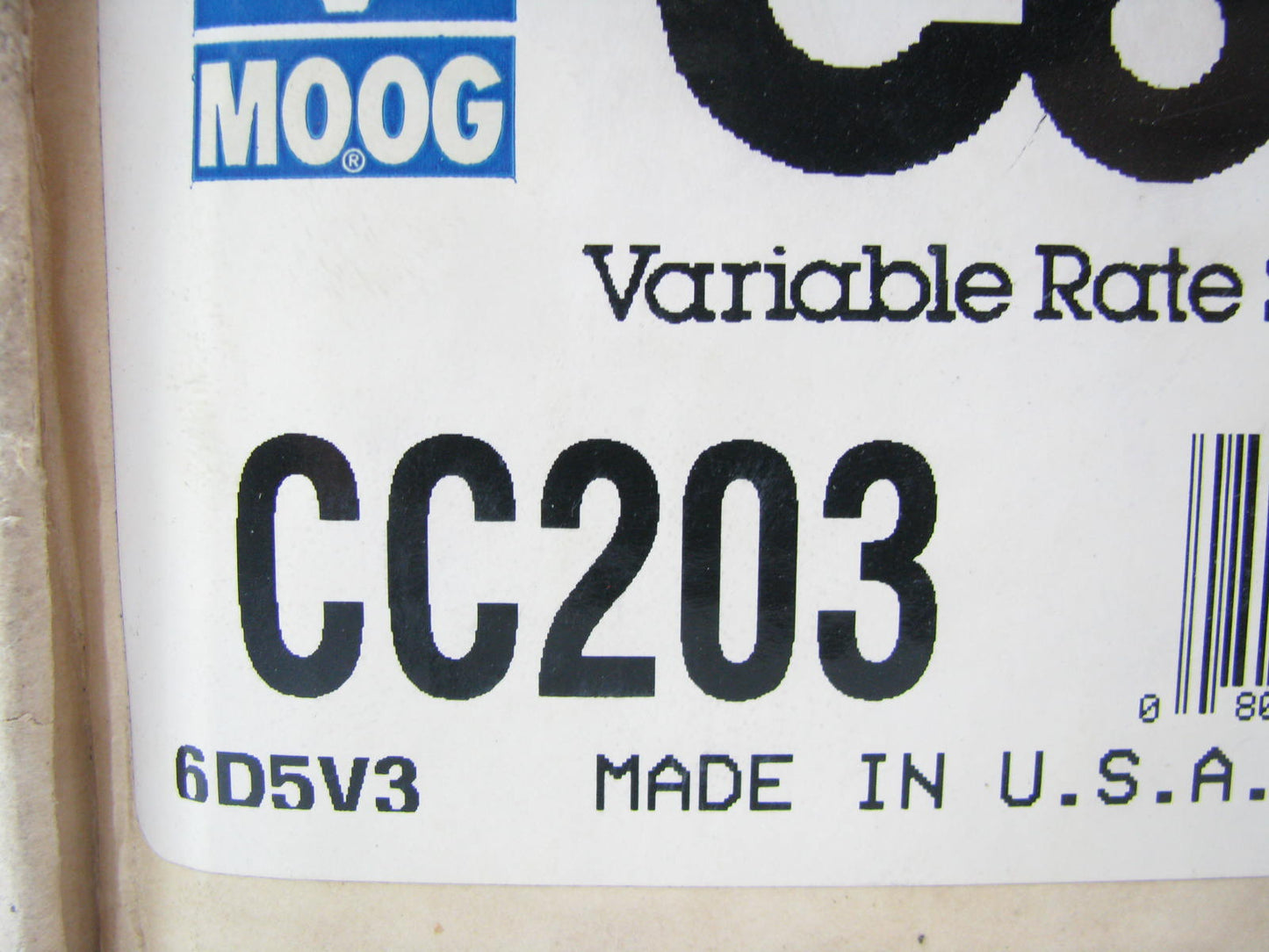Moog CC203 Rear Variable Rate Suspension Coil Springs For 1982-1985 Honda Accord