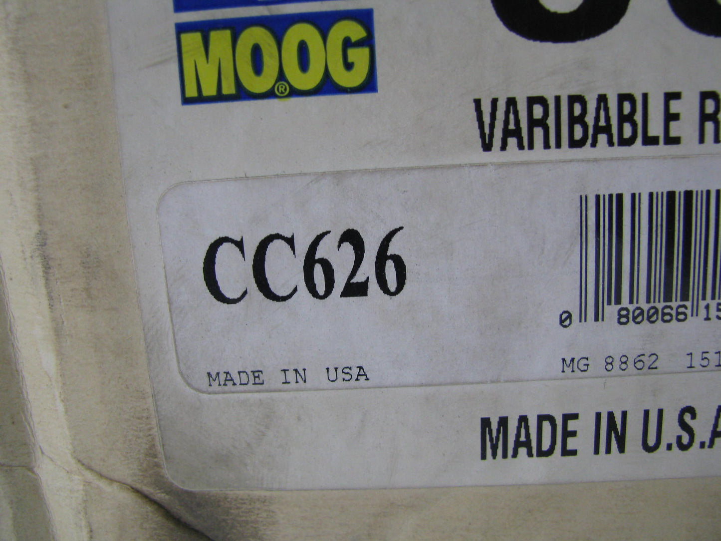 Moog CC626 Variable Rate Suspension Coil Springs - Front
