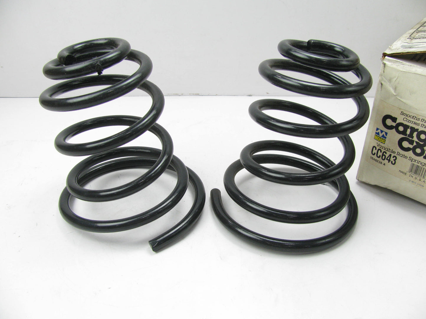 Moog CC643 Rear Coil Springs - Variable Rate Springs