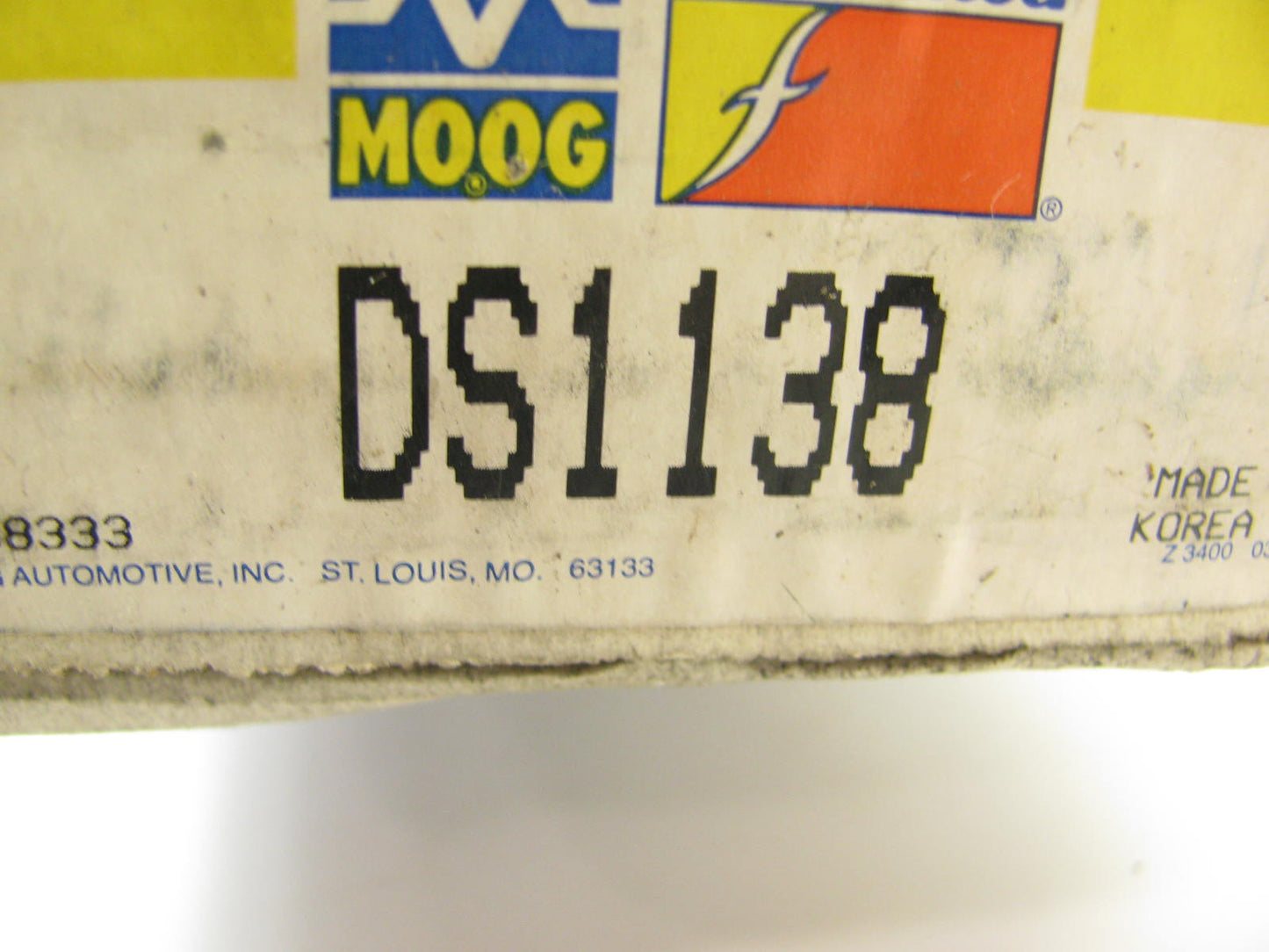 Moog DS1138 Steering Tie Rod End - Pitman To RH Arm 1986-96 Ford F-250 F-350