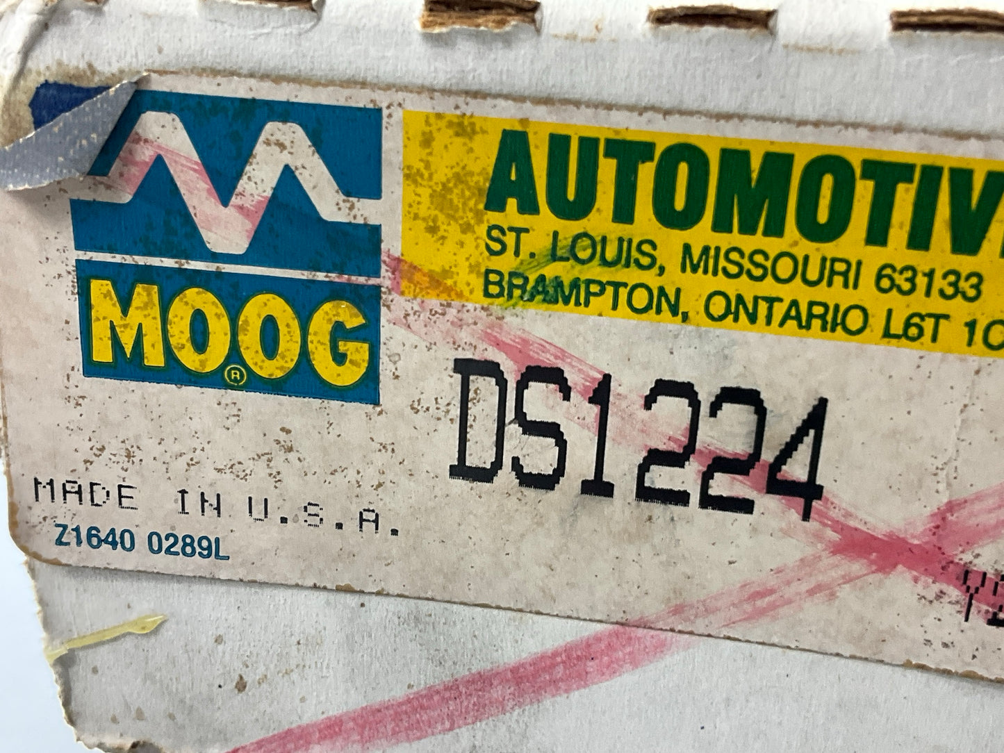 Moog DS1224 Front Right Inner Steering Tie Rod End