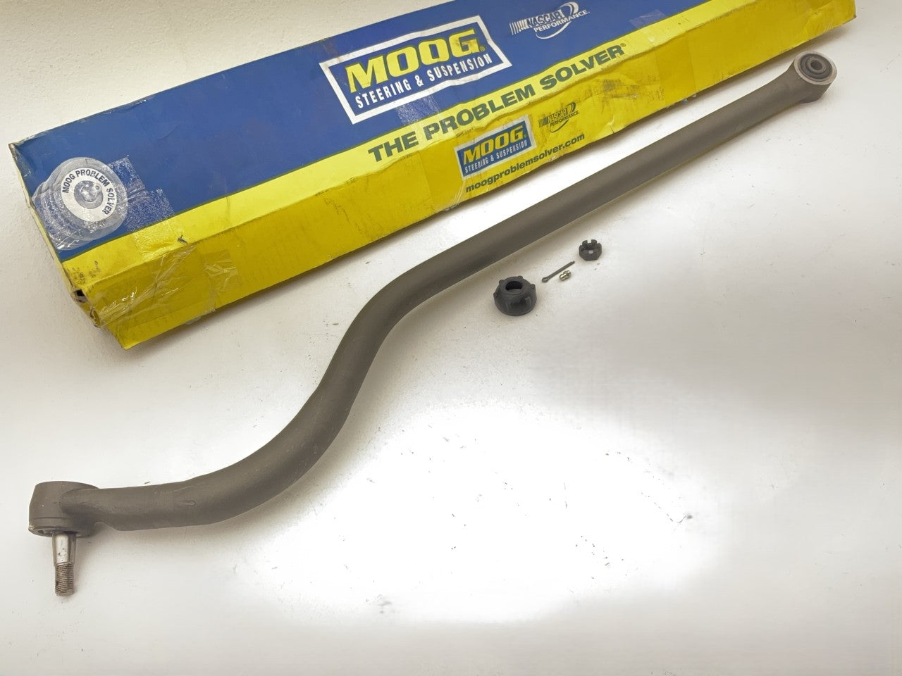 MISSING BOOT Moog DS1256 Front Suspension Track Bar For 1994 Ram 1500 2500 3500