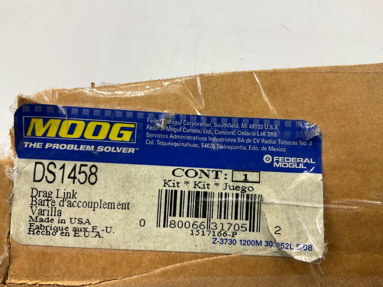 Moog DS1458 Front Left Inner Steering Tie Rod End For 1998-1999 Ram 1500 4WD 4x4