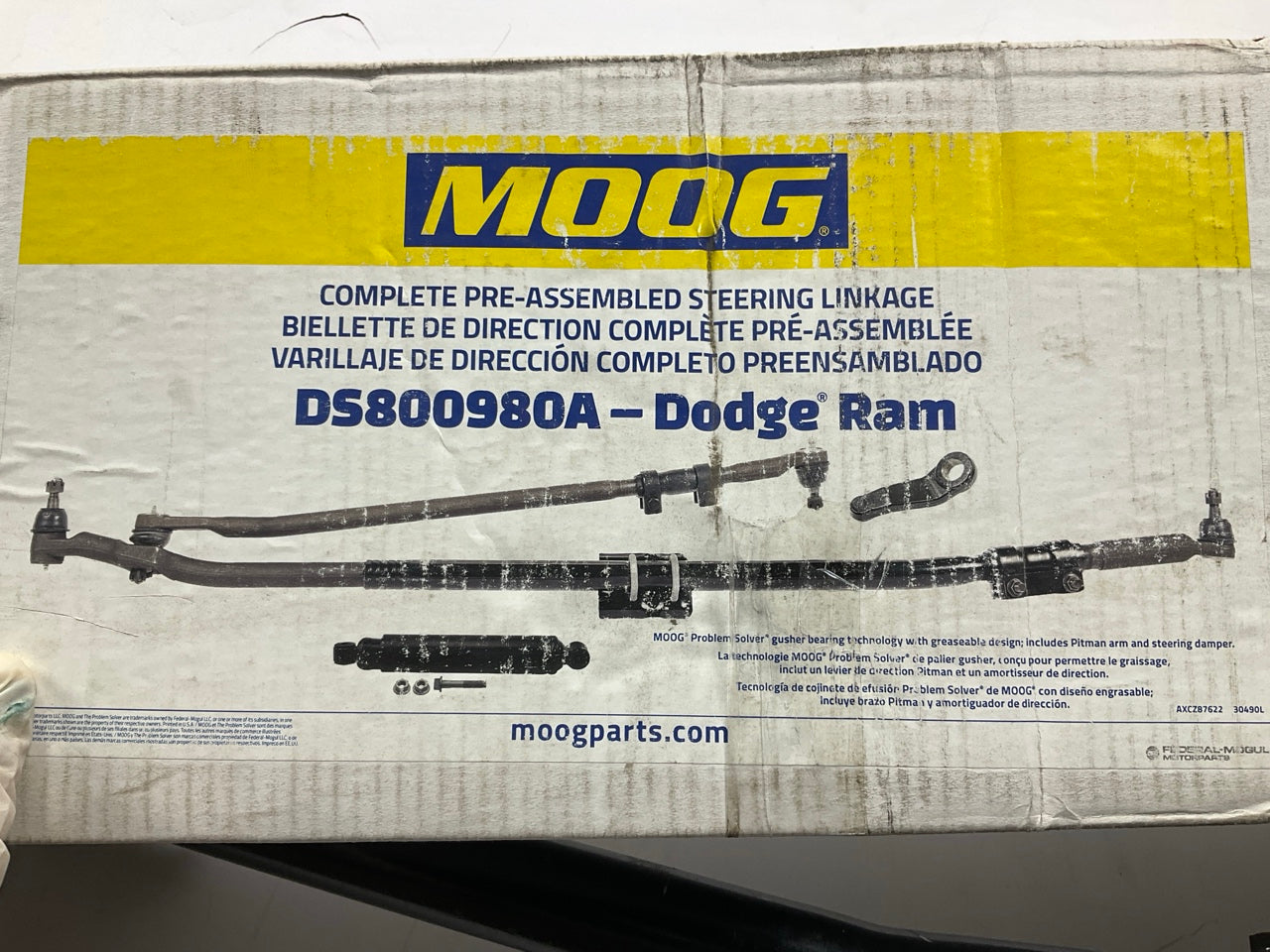 MISSING STABILIZER Moog DS800980A Steering Linkage For 06-08 Ram 1500 03-08 2500