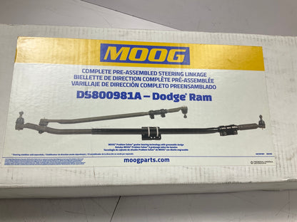 Moog DS800981A Steering Linkage Kit: Drag Link, Tie Rod Ends, Adjusting Sleeves